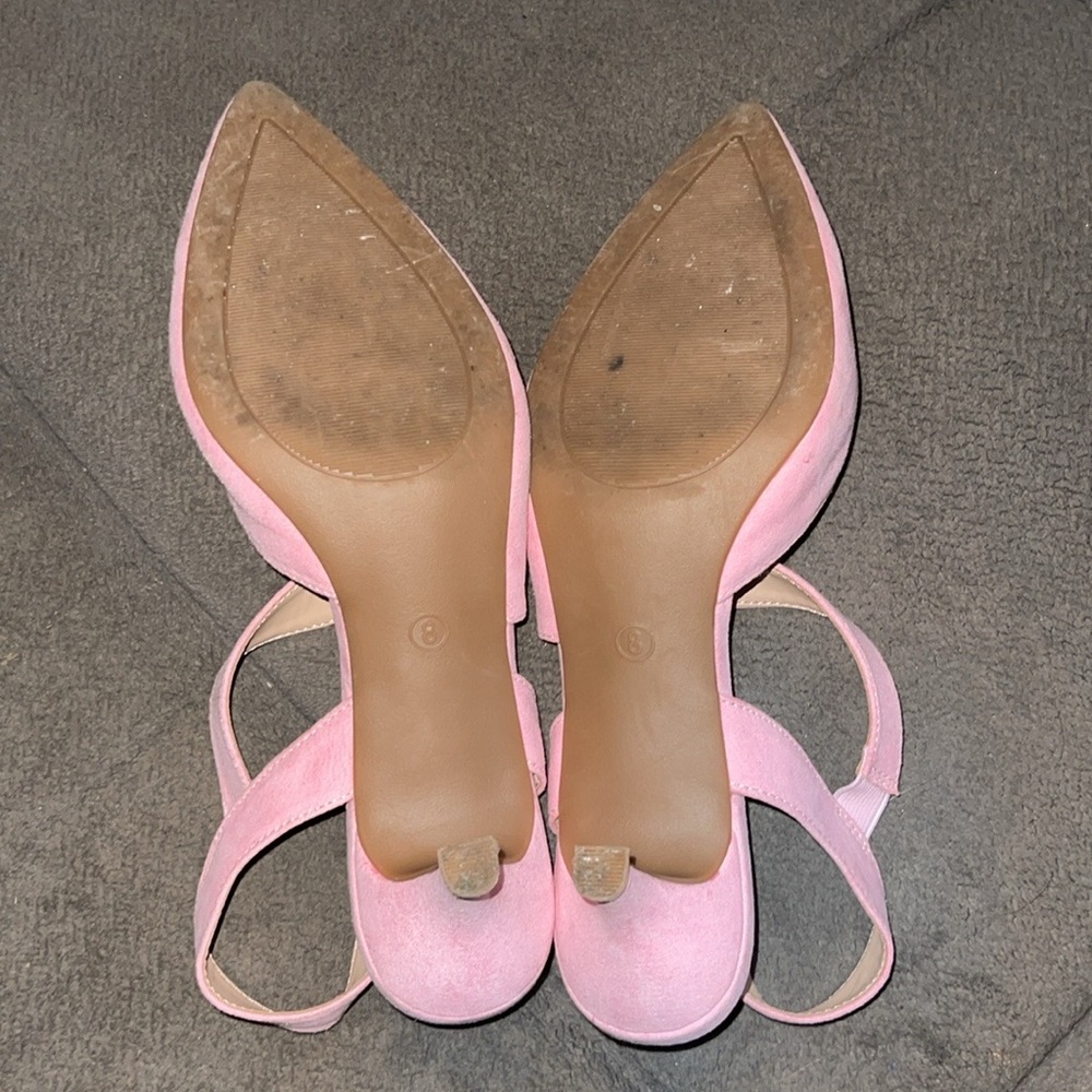 pumps emily in paris style in millennial pink - Picture 2 of 3